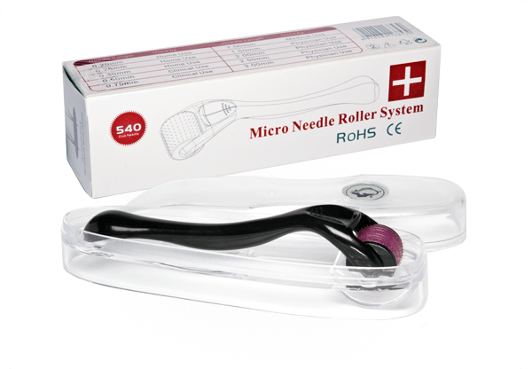 Masāžas mezorolleris DERMA ROLLER (540 иголок) 0.5 mm