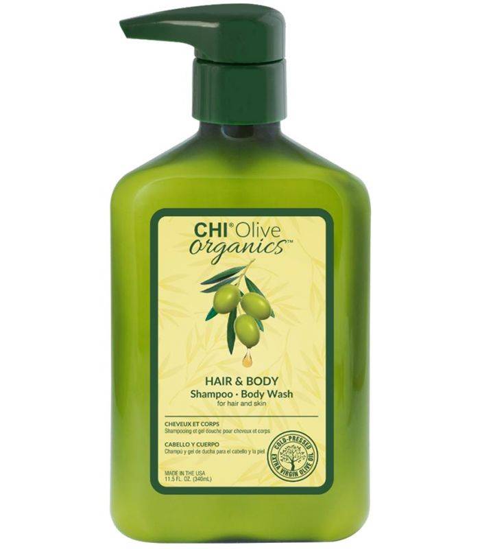 CHI OLIVE & SILK shampoo and body wash 340ml 