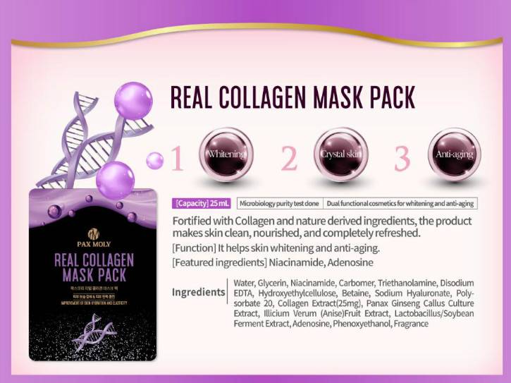 Pax Moly Real Collagen Mask