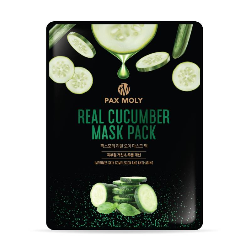 PAX MOLY cucumber face mask 