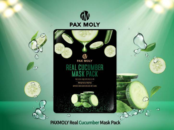 PAX MOLY cucumber face mask 