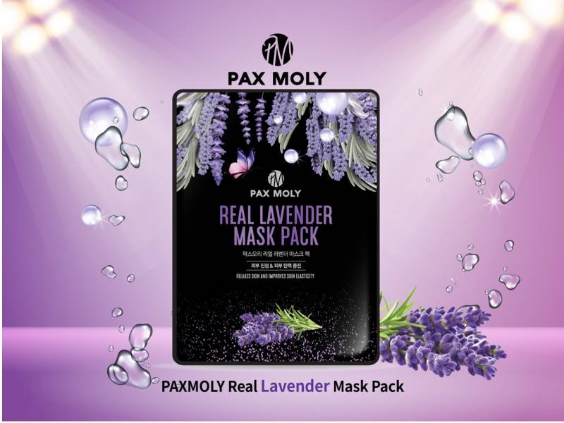  PAX MOLY face mask with lavender extract